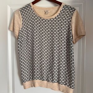 Jcrew short sleeve sweater